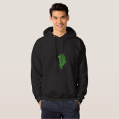 Groenlands voetbalveld hoodie (Voorkant volledig)