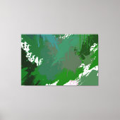 Groenlandse abstracte kunst van ZMJ Canvas Afdruk (Voorkant)