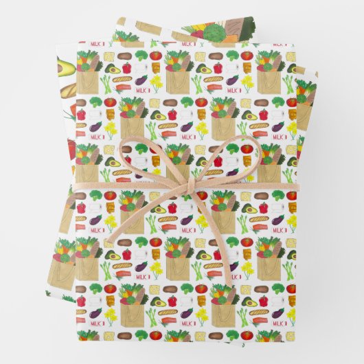 Groenlandse boerenmarkt en boerenmarkt inpakpapier vel (In situ)