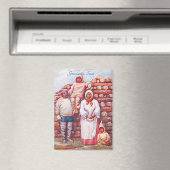 " Groenlandse Inuit" Magneet (Insitu (Vaatwasser))