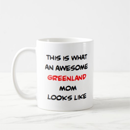 Groenlandse moeder, geweldig koffiemok (Links)
