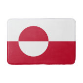 Groenlandse vlag badmat (Voorkant)