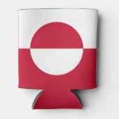 Groenlandse vlag blikjeskoeler (Voorkant)