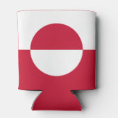 Groenlandse vlag blikjeskoeler (Achterkant)