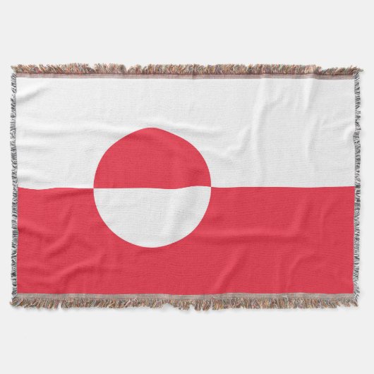 Groenlandse vlag deken (Voorkant)
