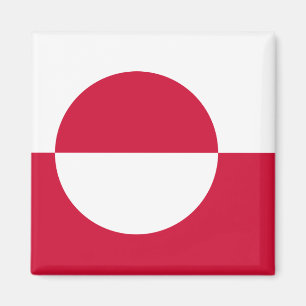 Groenlandse vlag GL Magneet