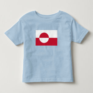 Groenlandse vlag kinder shirts
