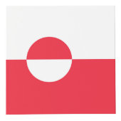 Groenlandse vlag kubus (Rechts)