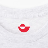 Groenlandse vlag labels (Aangebracht)