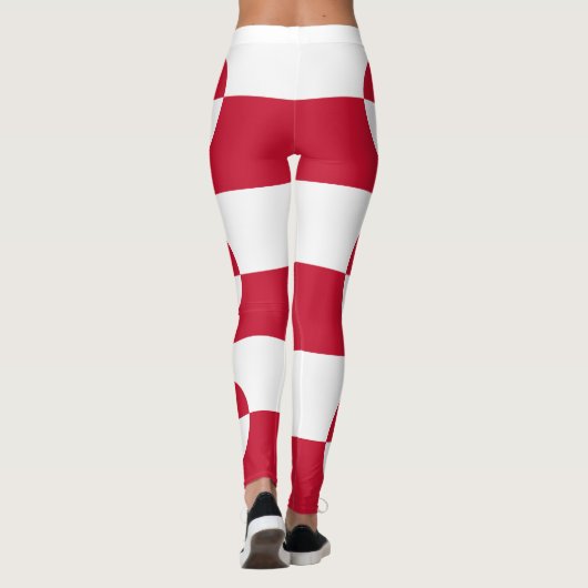 Groenlandse vlag leggings (Achterkant)