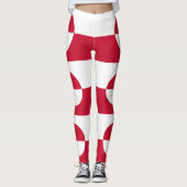 Groenlandse vlag leggings (Voorkant)