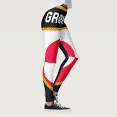 Groenlandse vlag leggings (Rechts)