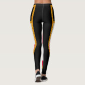 Groenlandse vlag leggings (Achterkant)
