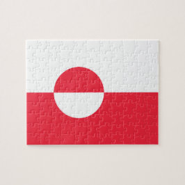 Groenlandse vlag legpuzzel