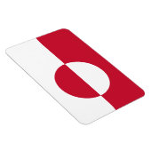 Groenlandse vlag magneet (Rechterzijde)