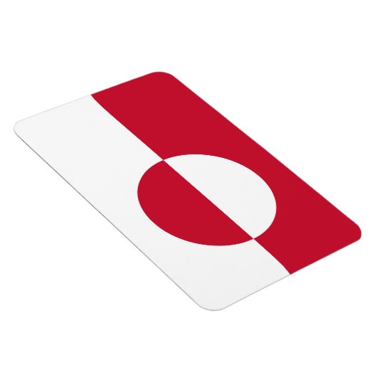 Groenlandse vlag magneet (Rechterzijde)