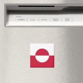 Groenlandse vlag magneet (Insitu (Vaatwasser))