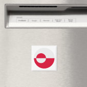 Groenlandse vlag magneet (Insitu (Vaatwasser))