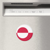 Groenlandse vlag Magnet (Insitu (Vaatwasser))