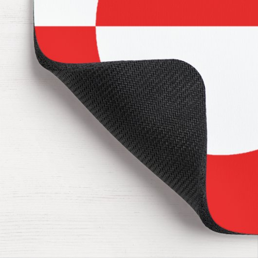 Groenlandse vlag Mousepad Muismat (Hoek)