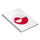 Groenlandse vlag notitieboek (Rechterzijde)