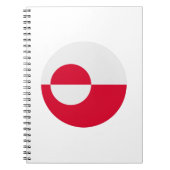 Groenlandse vlag notitieboek (Voorkant)