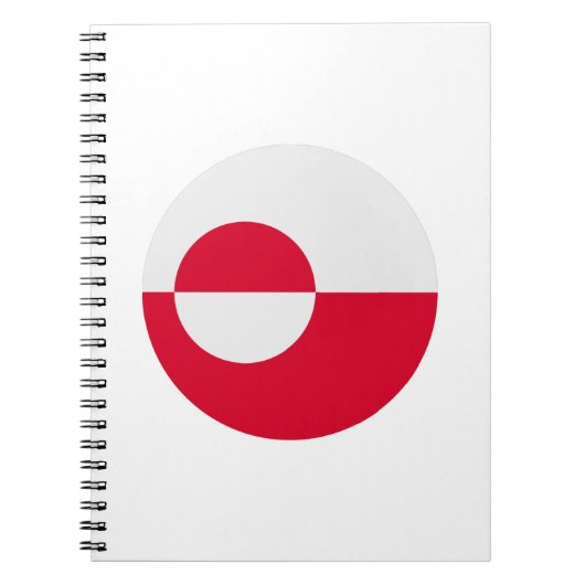 Groenlandse vlag notitieboek (Voorkant)