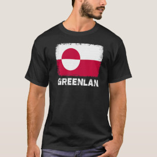 Groenlandse vlag ondersteunt Groenlandse bevolking T-shirt