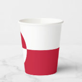 Groenlandse vlag papieren bekers (Links)
