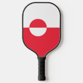 Groenlandse vlag pickleball paddle (Voorkant)