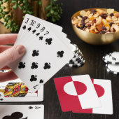 Groenlandse vlag pokerkaarten (Insitu)