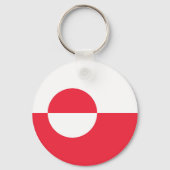 Groenlandse vlag sleutelhanger (Voorkant)