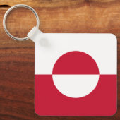 Groenlandse vlag sleutelhanger (Voorkant)