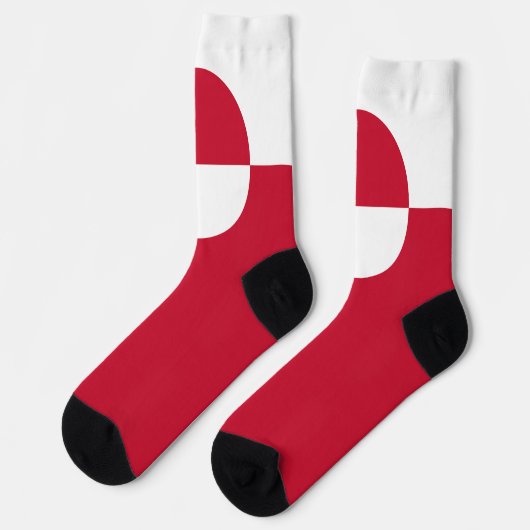 Groenlandse vlag sokken (Links)