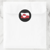 Groenlandse Vlag Sticker (Tas)