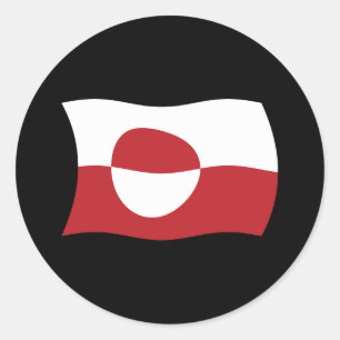 Groenlandse Vlag Sticker