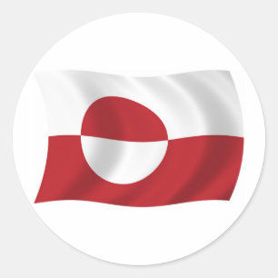 Groenlandse Vlag Sticker
