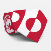 Groenlandse vlag stropdas (Opgerold)