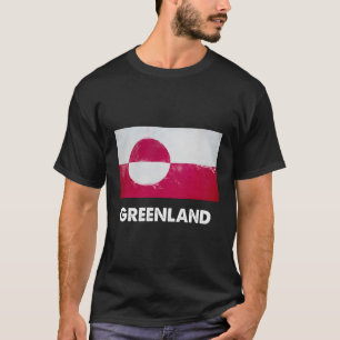 Groenlandse vlag t-shirt