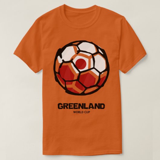 Groenlandse vlag t-shirt (Design voorkant)