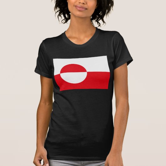 Groenlandse vlag T-shirt (Voorkant)