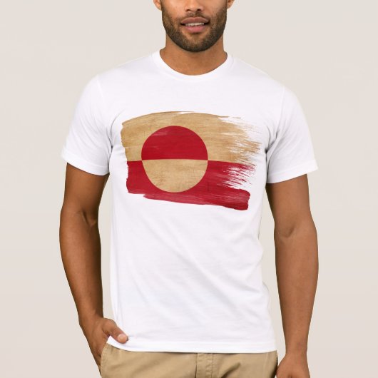 Groenlandse vlag T-Shirt (Voorkant)