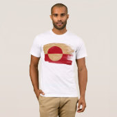 Groenlandse vlag T-Shirt (Voorkant volledig)