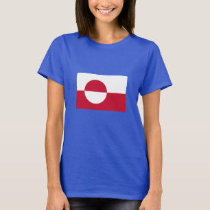 Groenlandse vlag t-shirt