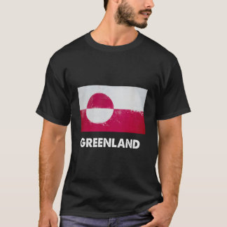 Groenlandse vlag t-shirt