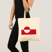 Groenlandse vlag tote bag (Voorkant (product))
