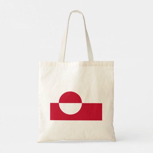 Groenlandse vlag tote bag (Achterkant)