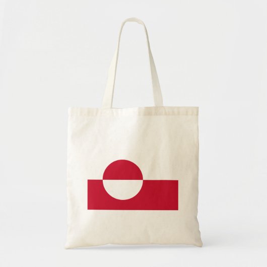 Groenlandse vlag tote bag (Voorkant)