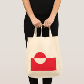 Groenlandse vlag tote bag (Voorkant (product))