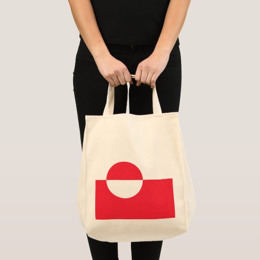 Groenlandse vlag tote bag (Voorkant (product))